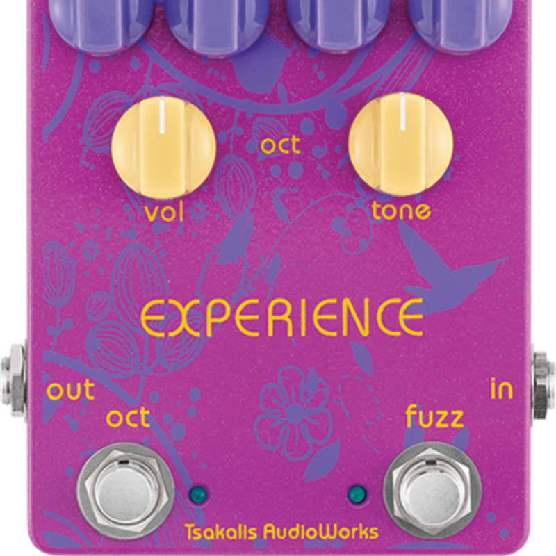 Tsakalis Experience Fuzz & Octave Pedal w/ Cloth and 4 Cables