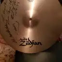 Zildjian 16" A  Medium Thin Crash (autographed by dennis chambers)