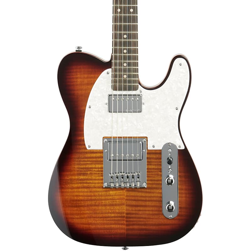 Michael Kelly '53 DB Flame Maple Electric Guitar, Dark | Reverb