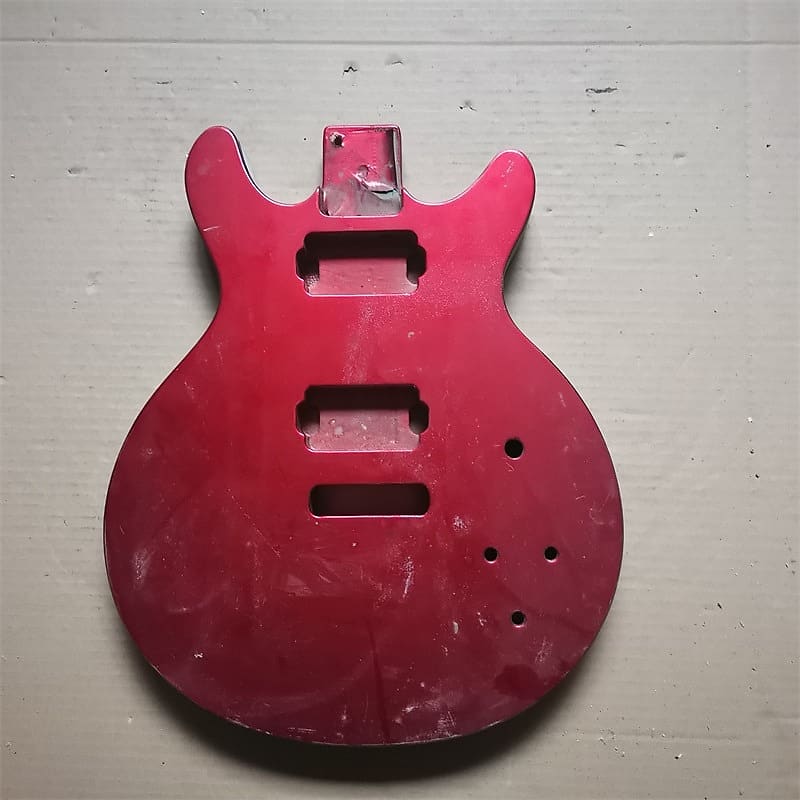 Semi Hollow Body Guitar Red Color Body Reverb