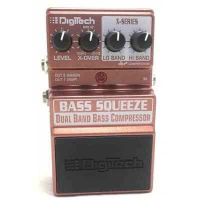 DigiTech Bass Squeeze Dual Band Bass Compressor Pedal