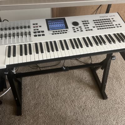 Yamaha Motif XF6 White w/ FireWire Expansion Board and 1GB Flash