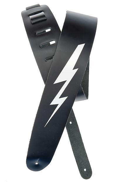 Planet Waves 25L-BOLT 2.5" Icon Collection Leather Guitar Strap image 1