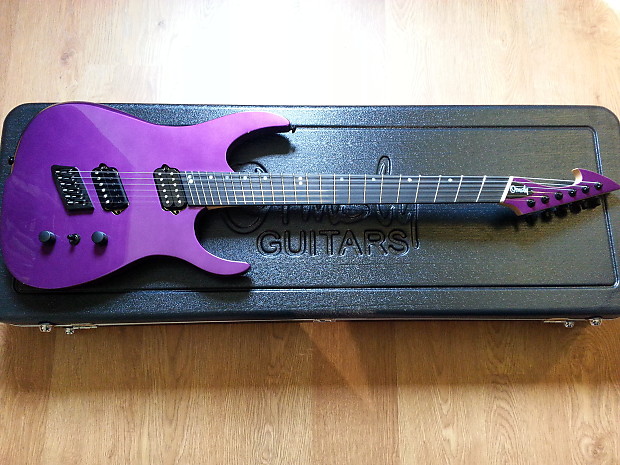 Omsby HypeGTR 2016 Violet Crumble - 2nd run RARE purple 6 string, fanned frets image 1