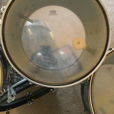 Rogers Londoner Dave Clark Five 1969 Black Diamond Pearl Vintage Drum Set! image 12