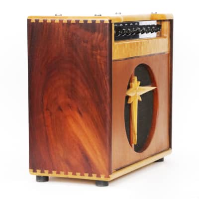 2003 Star Gain Star 30 Exotic Wood Cabinet Rare Prototype EL34 12” Combo Amplifier by Mark Sampson of Matchless image 5