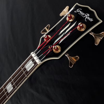 grass roots Les Paul bass フレイムトップ ESP Grassroots Les Paul Custom Bass G-LP-52CC Set Neck Made