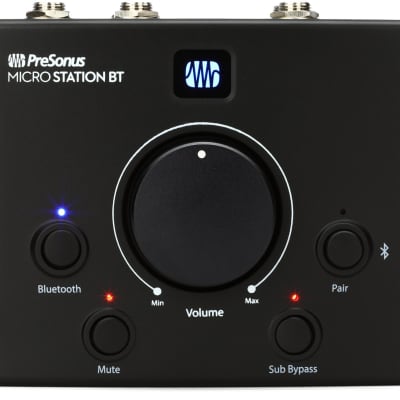 PreSonus Micro Station BT 2.1 Monitor Controller with Bluetooth image 1