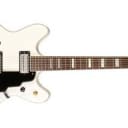 Guild Starfire V Semi-Hollow Body Electric Guitar (White) (Used/Mint)