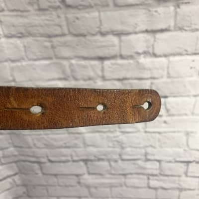 Vintage 70's Gibson Leather Bass Strap image 5