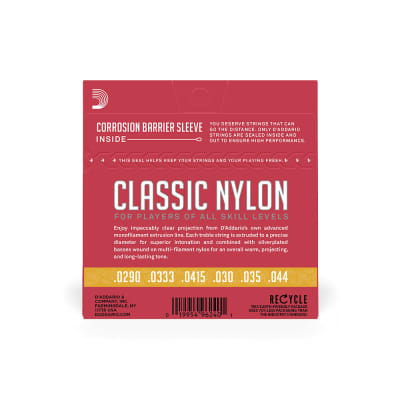 D'Addario EJ27N3/4 Student Classic Nylon Strings, Normal Tension 3/4 Scale image 4