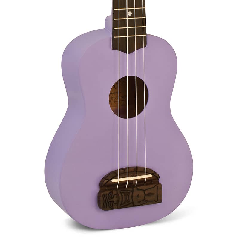 Kohala KT-SPU Tiki Series Soprano Ukulele Purple