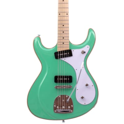 Eastwood Sidejack Baritone DLX-M Bound Solid Basswood Body Maple Set Neck 6-String Electric Guitar image 5