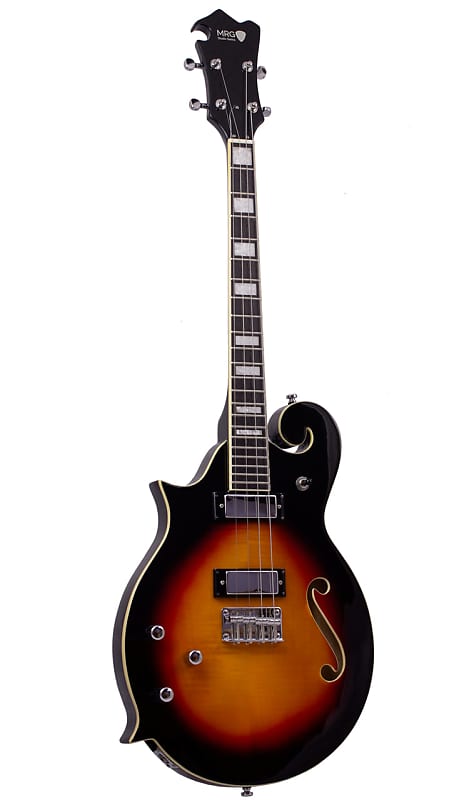 Eastwood MRG LH Tone Chambered Mahogany Body Maple Top 4-String Tenor Electric Guitar w/Bag - Lefty image 1
