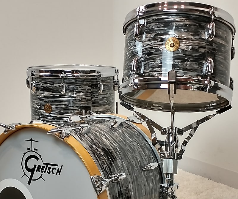 Gretsch 18/12/13/14" 60's Round Badge Drum Set Rewrapped Reverb