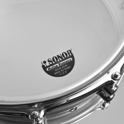 Sonor Kompressor Snare Drum, 14" x 6.5", Steel, Power Hoops, Chrome plated - Authorized Sonor Dealer image 6