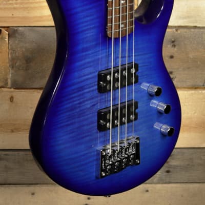 PRS Kingfisher 4-String Bass Faded Blue Wrap Around Burst w/ Gigbag 