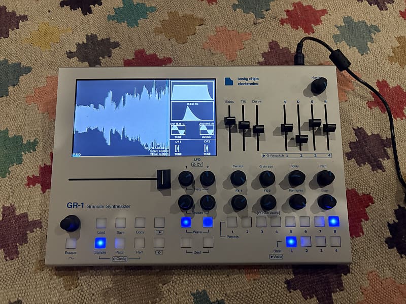 Tasty Chips GR-1 Granular Synthesizer Desktop Module (Silver) | Reverb