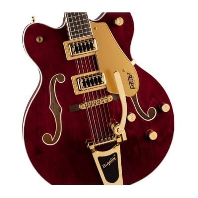 Gretsch G5422TG Electromatic Classic Hollow Body Double-Cut 6-String Electric Guitar with 12-Inch-Radius Laurel Fingerboard, Bigsby and Gold Hardware (Right-Handed, Walnut Stain) image 3