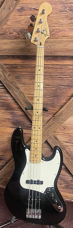 Fender Standard Jazz Bass, MIM, Black w/ HDSC image 1