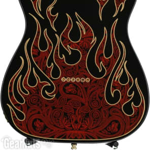 Fender James Burton Telecaster - Red Paisley Flames image 12