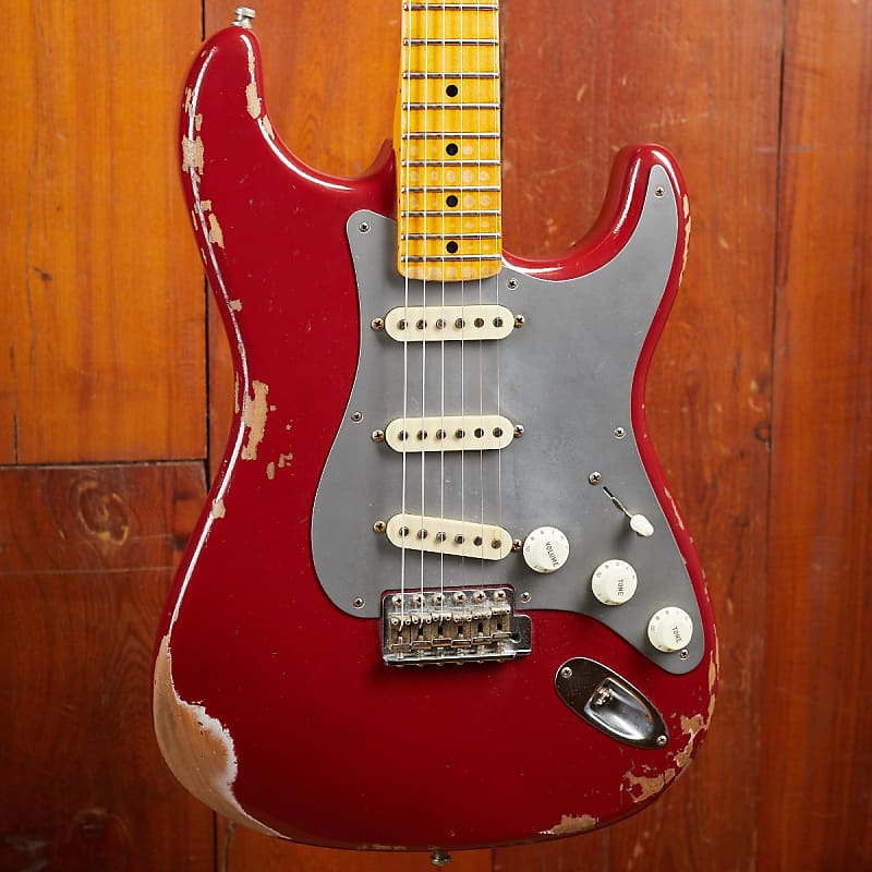 Fender Custom Shop Limited Edition Heavy Relic El Diablo Stratocaster with Maple Fretboard 2016 - Cimarron Red image 1