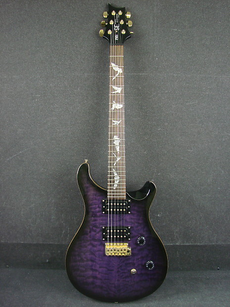 PRS SE Paul Allender Signature Purple Quilt Top Finish Electric Guitar W Bag