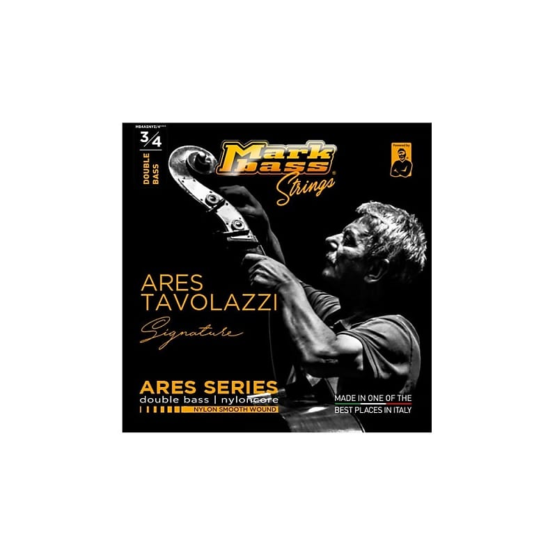 MARKBASS Ares Series MB4ASNY3/4 CORDE PER CONTRABBASSO 3/4 IN ARGENTO image 1