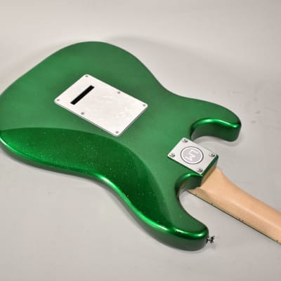 IYV S-Style Green Finish Solid Body Electric Guitar image 12