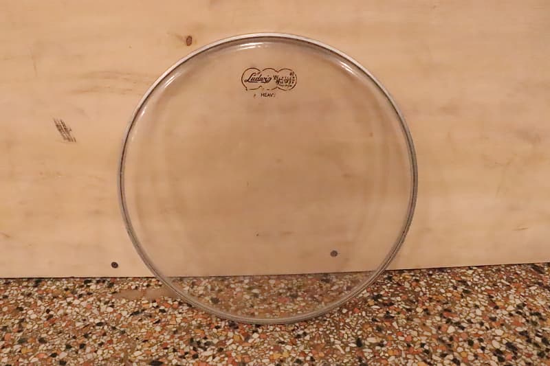 Ludwig 12" Weather Master Clear Heavy Tom Drum Head Vintage image 1