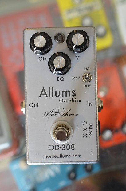 Monte Allums OD-308 Overdrive Effects Pedal | Reverb