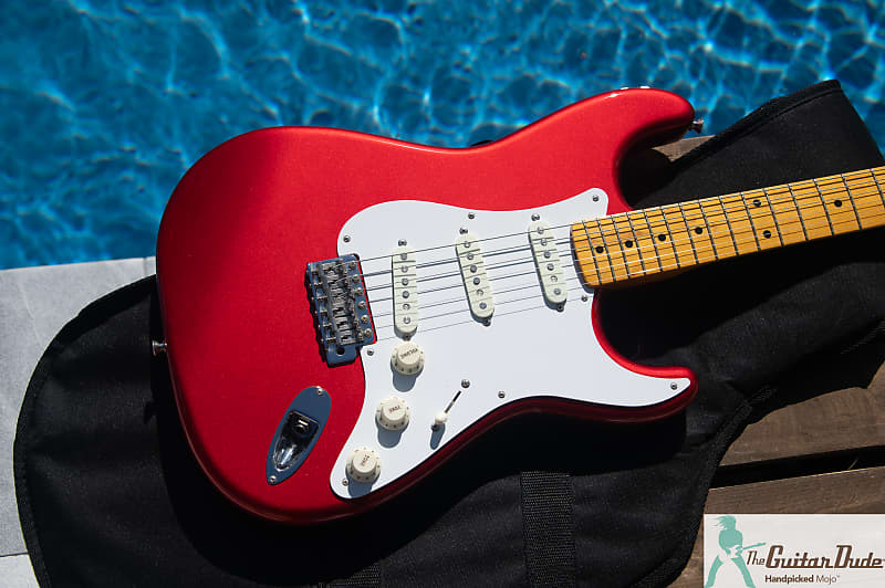 2019 Fender Traditional 50's Stratocaster  -$$$  PRO SET-UP! - Candy Apple Red - Made in Japan image 1