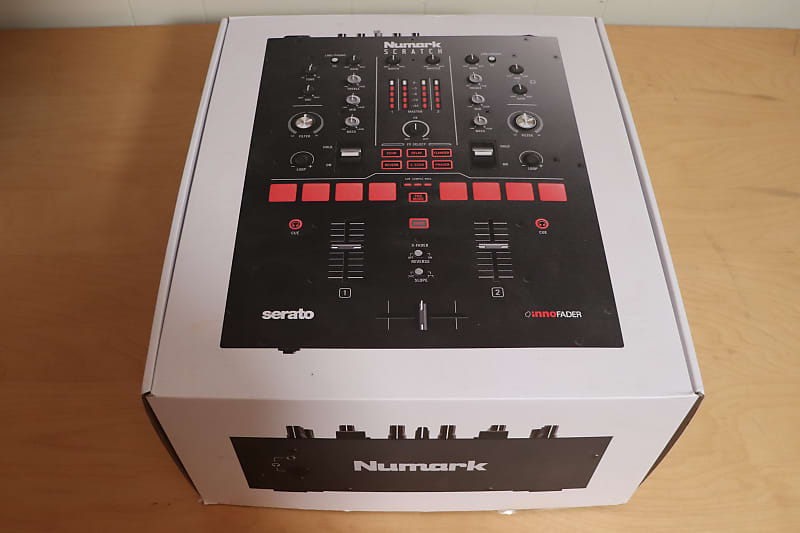 Numark Scratch 2channel Scratch Mixer for Serato DJ Pro Reverb