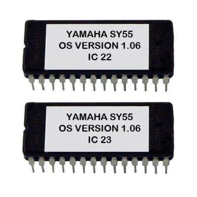 Yamaha SY-55 - Version 1.06 Firmware Upgrade Update Rom OS SY55 Eprom