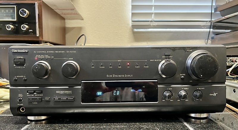 Technics SA-AX720 AV Control Stereo Receiver 100 W/Ch; Tested  			