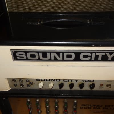 Sound City B120 Vintage amp head with original Partridge transformers image 3
