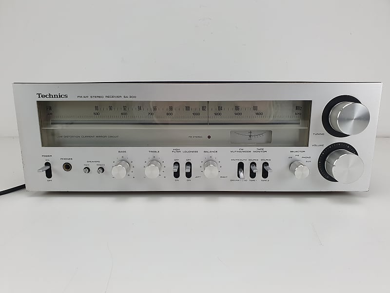 Technics SA-300 Stereo Receiver - Serviced/Recapped/Phonostage  			
