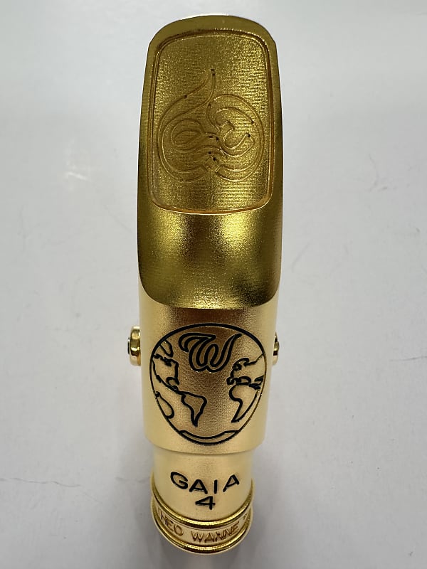 Theo Wanne Gaia 4 Gold 6 Alto Saxophone Mouthpiece 2020's - Gold