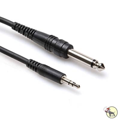 Hosa CMP-103 3.5 mm TRS to 1/4" TS Mono Interconnect Audio Cable 3'