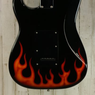 USED Fender FSR Standard Hot Rod Flame Stratocaster (831) image 4