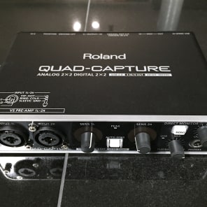 Roland UA Quad Capture USB 2.0 Audio Interface case included