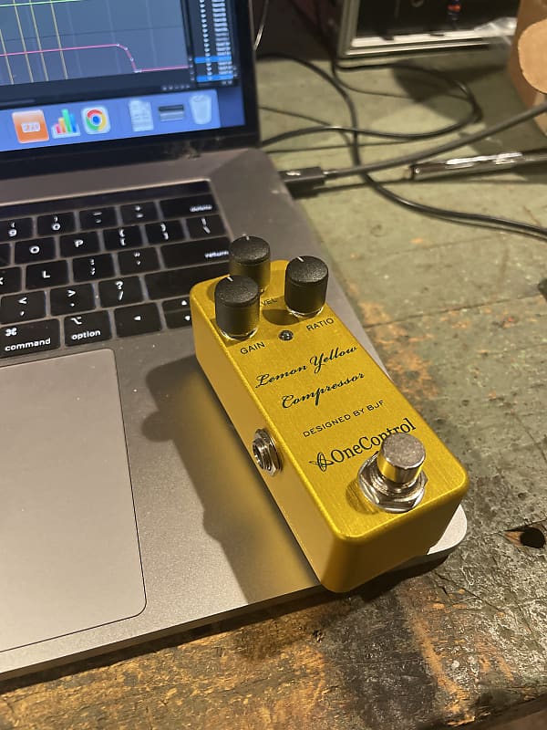 One Control Lemon Yellow Compressor 2010s - Yellow | Reverb