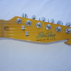 Price reduction!!!! Blue Frog Made in the USA T-style Custom Nitro Guitar image 7