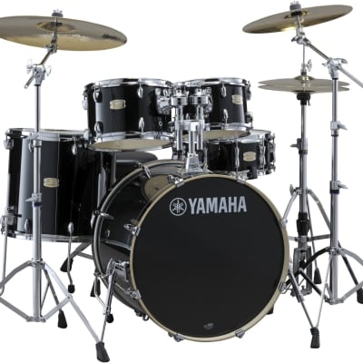 Yamaha SBP0F50 Stage Custom Birch 5-piece Shell Pack - Raven Black