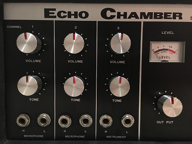 Acetone EC-1 Echo Chamber Tape Delay 1970's Black Tolex | Reverb Acetone EC-1 Echo Chamber Tape Delay 1970's Black Tolex | Reverb