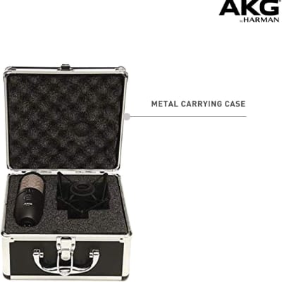 AKG Pro Audio P420 Dual Capsule Condenser Microphone, Black (Renewed) image 5