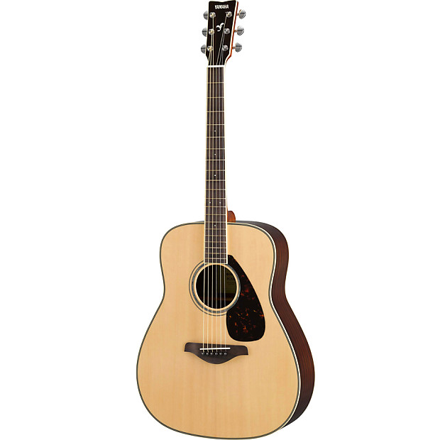Yamaha FG830 Acoustic Guitar Natural imagen 1