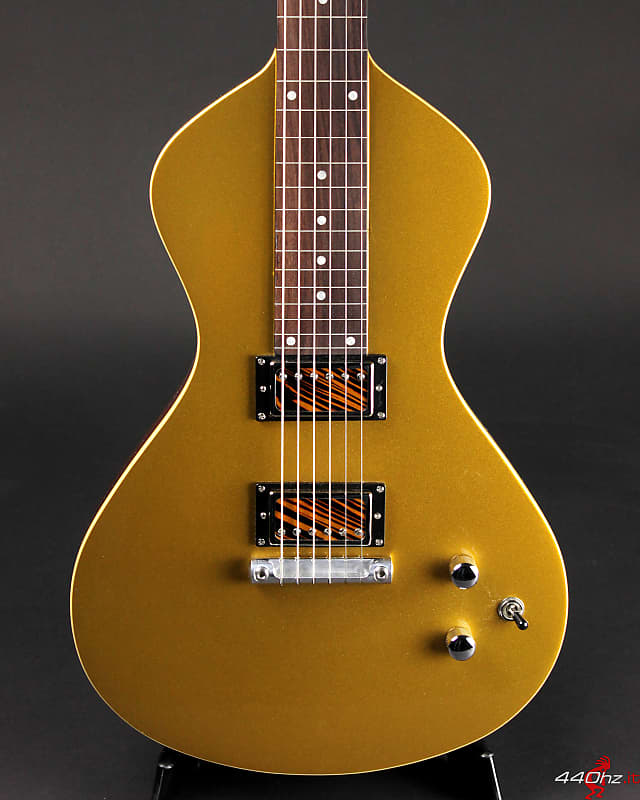 Asher Electro Hawaiian Junior Lap Steel Guitar Gold Top with Custom Firestripe Pickups - NEW Model! Bild 1