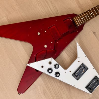 Edwards E-FV-85D LH フライングV レフティ Yahoo!オークション - [美品] EDWARDS E-FV-85D L/H CH