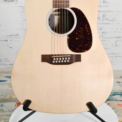 New Martin® DX2E 12-String Dreadnought Acoustic Electric Guitar Natural w/Gigbag image 1